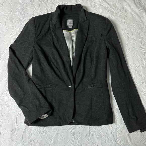 Women’s Gray Open Front Blazer Size Small - Picture 1 of 5